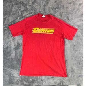Vintage Steve & Barry's Central Michigan Chippewas T-Shirt Mens‎ XL Red College